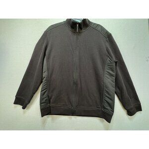 Calvin Klein Men's Full Zip Knit Cardigan Long Sleeve Stretch Size XL Brown